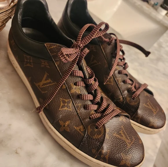 Louis Vuitton Brown Monogram Sneakers - Picture 2 of 5